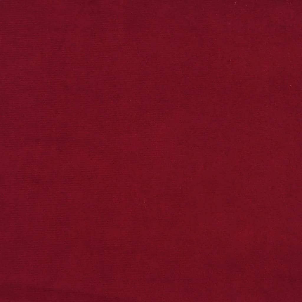 vidaXL Duvar Paneli 12 adet Şarap Kırmızısı 30x15 cm Kadife 0,54 m²