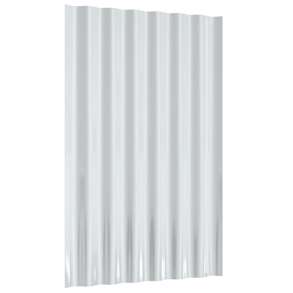 vidaXL 36 Adet Çatı Paneli 60x36 cm Toz Boyalı Çelik Kahverengi