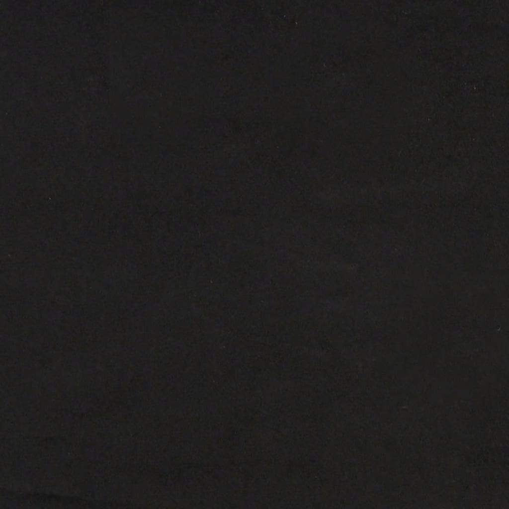 vidaXL Yüksek Sırtlı Berjer Siyah Kadife Düğmeli Tasarım