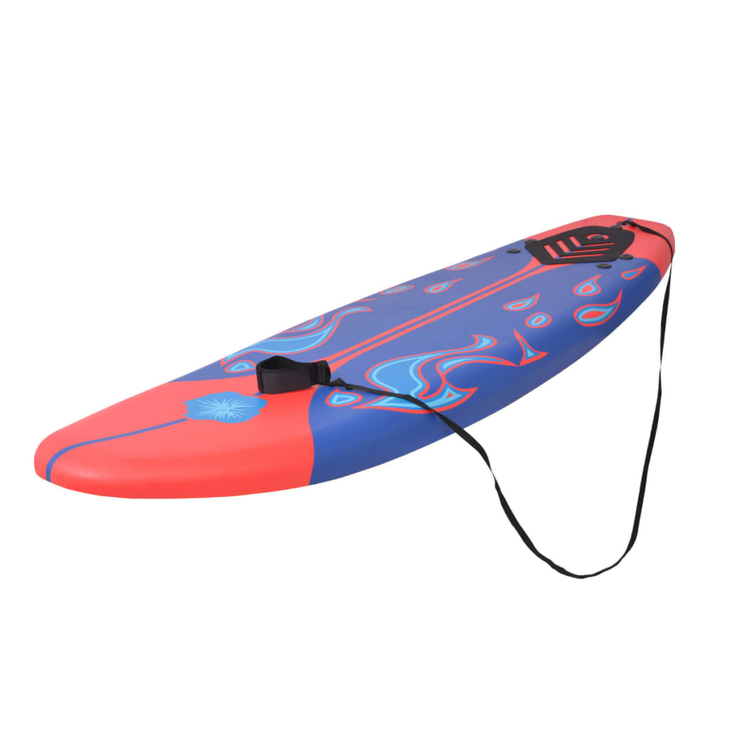 vidaXL Sörf Tahtası Mavi ve Kırmızı 170 cm