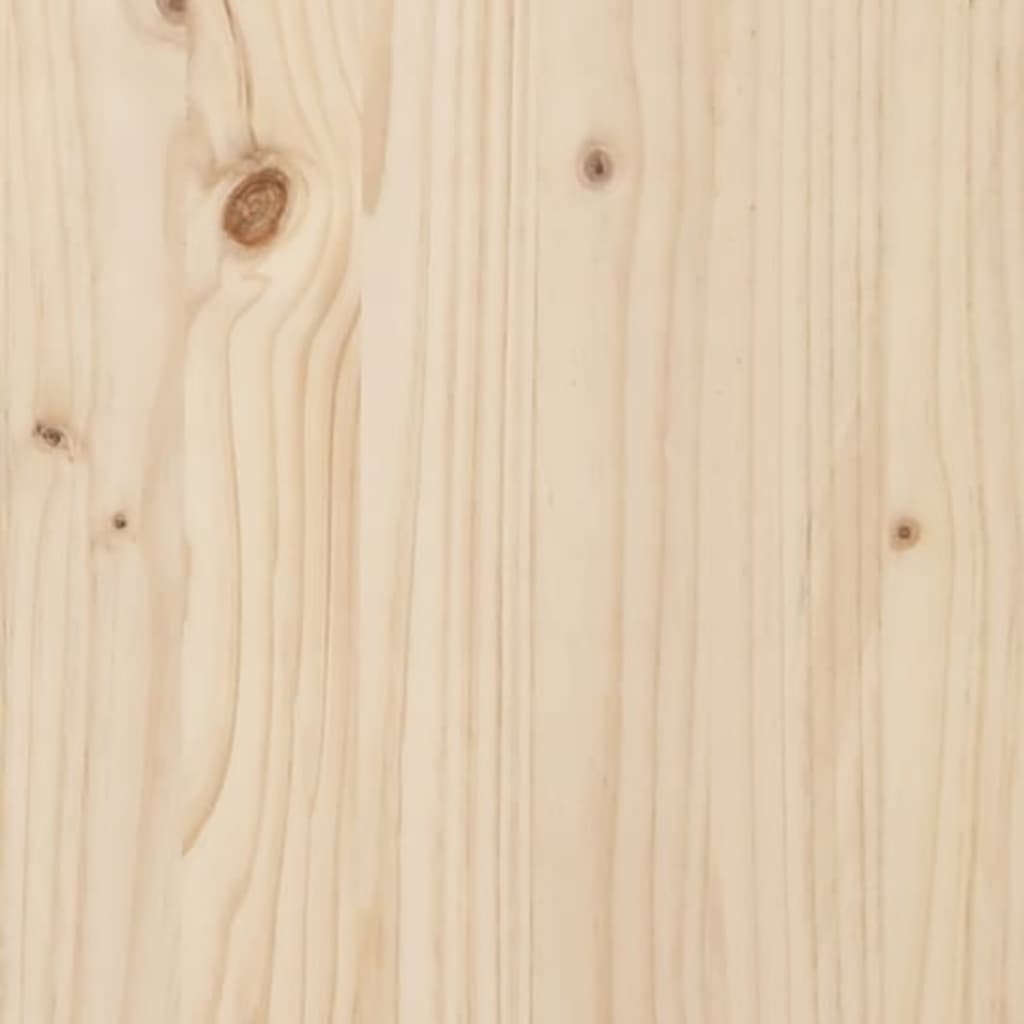 vidaXL Köpek Yatağı 91,5x64x9 cm Masif Çam Ağacı