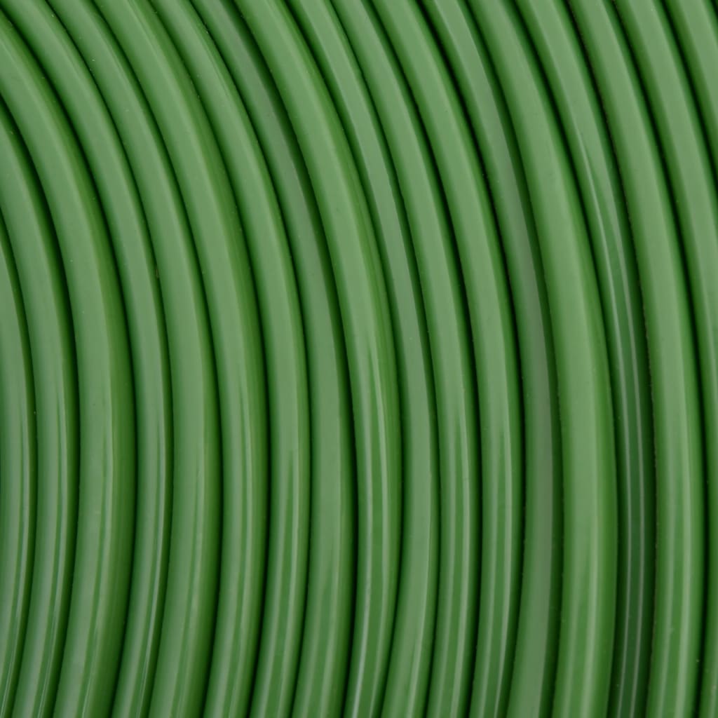 vidaXL 3 Borulu Yağmurlama Sulama Hortumu Yeşil 15 m PVC