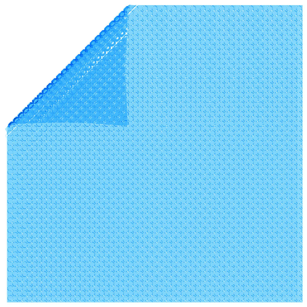 vidaXL Dikdörtgen Havuz Örtüsü Mavi 260x160 cm PE
