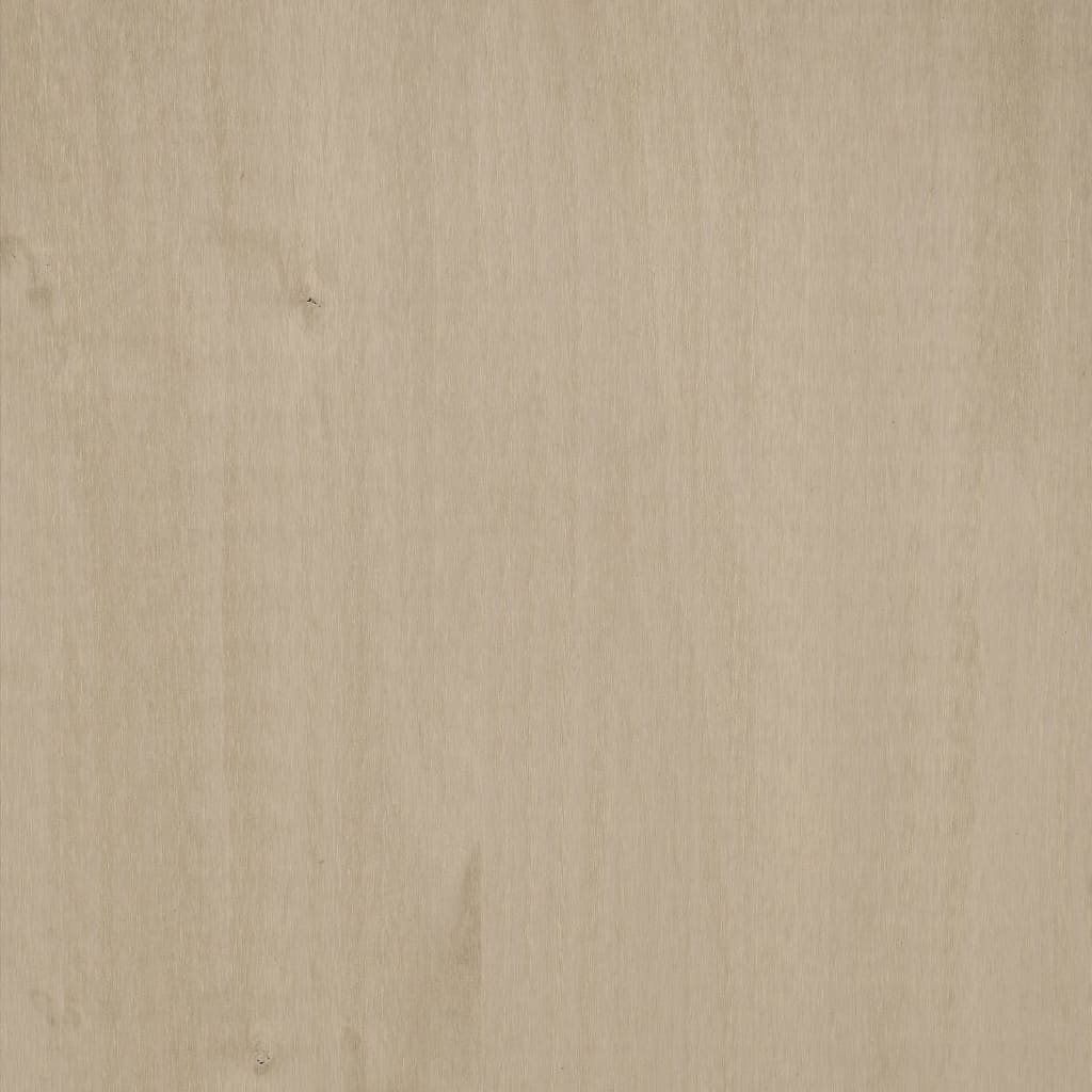 vidaXL Ayakkabılık HAMAR Bal Rengi 59,5x35x117 cm Masif Çam Ağacı