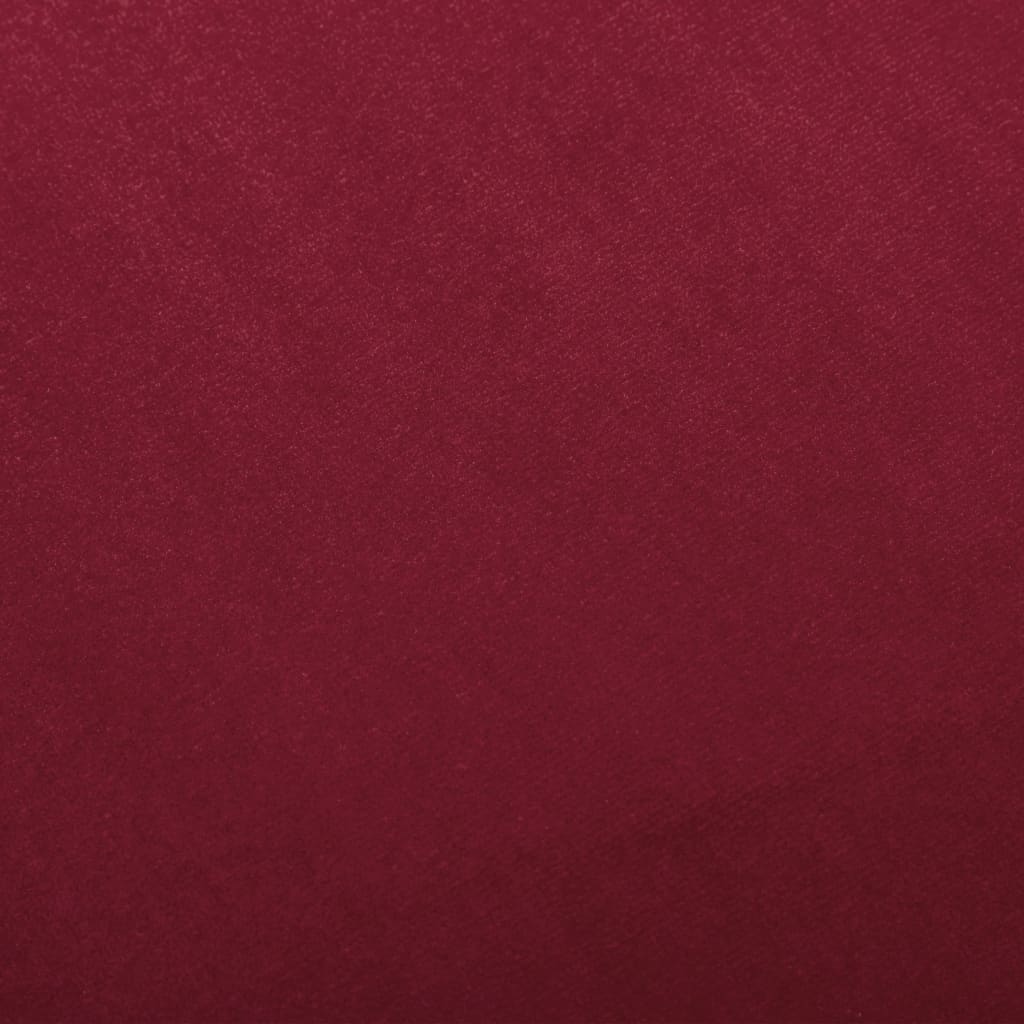 vidaXL Sallanan Sandalye Şarap Kırmızısı Kadife