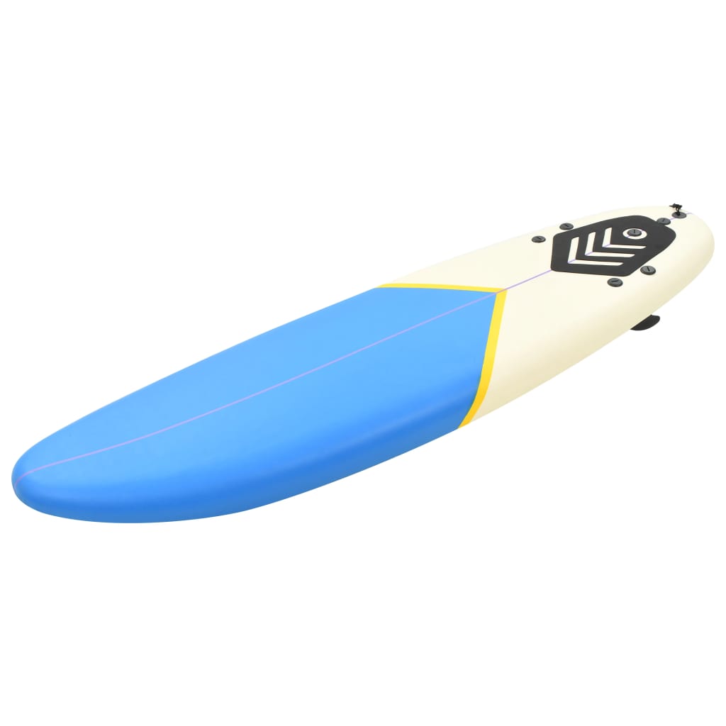 vidaXL Sörf Tahtası Mavi ve Krem Rengi 170 cm