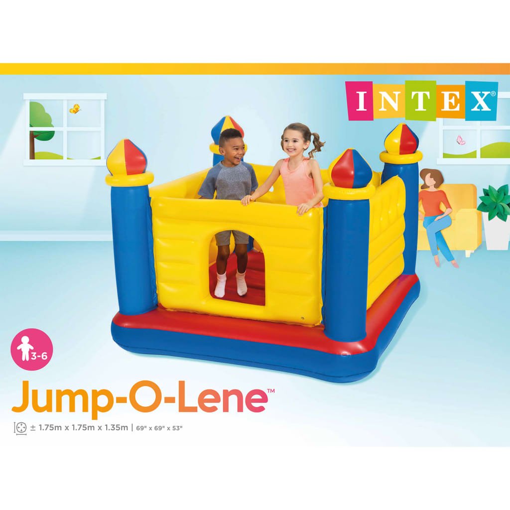 Intex Şişirilebilir Zıplama Kalesi "Jump-O-Lene" PVC