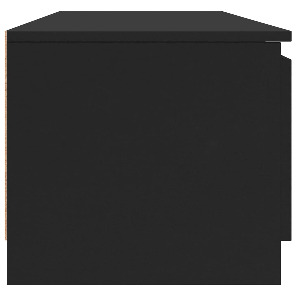 vidaXL TV Sehpası Siyah 140x40x35,5 cm Sunta