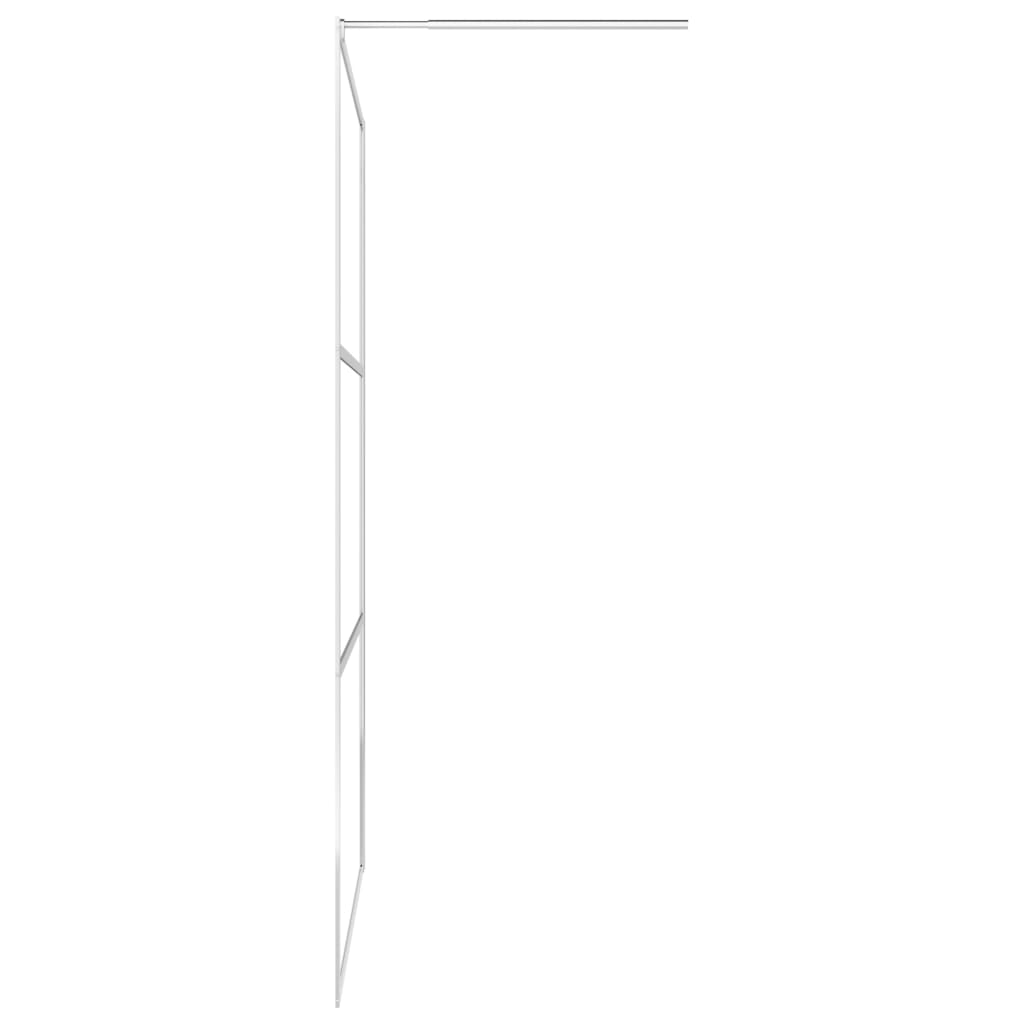 vidaXL Yan Panel Duşakabin 90x195 cm Yarı Buzlu Temperli Cam