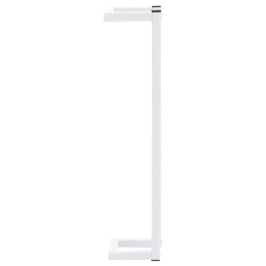 vidaXL Havluluk Beyaz 12,5x12,5x60 cm Çelik