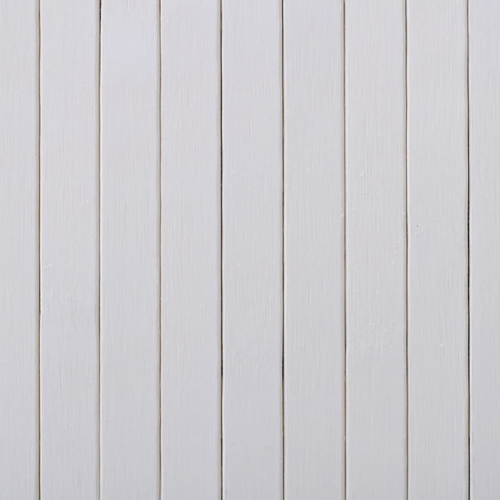 vidaXL Paravan Beyaz 250x165 cm Bambu