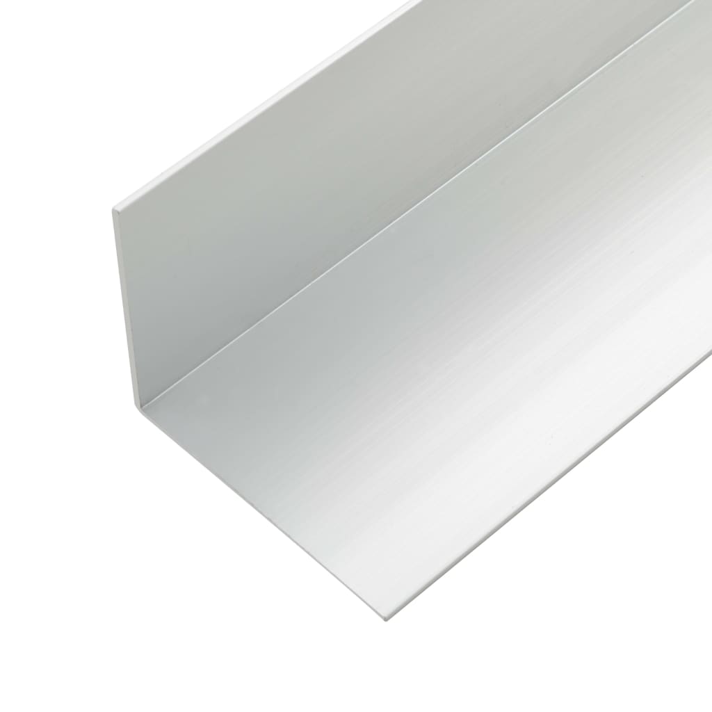 vidaXL 5 Adet Köşebent Profili Gümüş Rengi 170 cm Alüminyum
