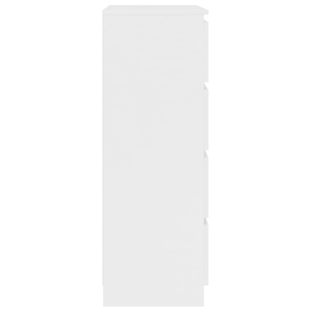 vidaXL Konsol Beyaz 60x35x98,5 cm Kompozit Ahşap