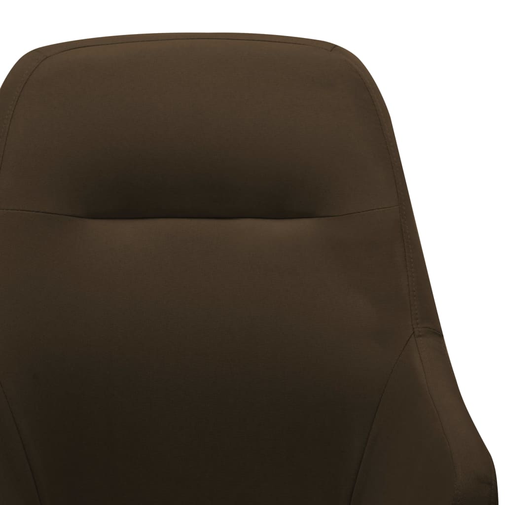 vidaXL Sallanan Sandalye Kahverengi Kumaş