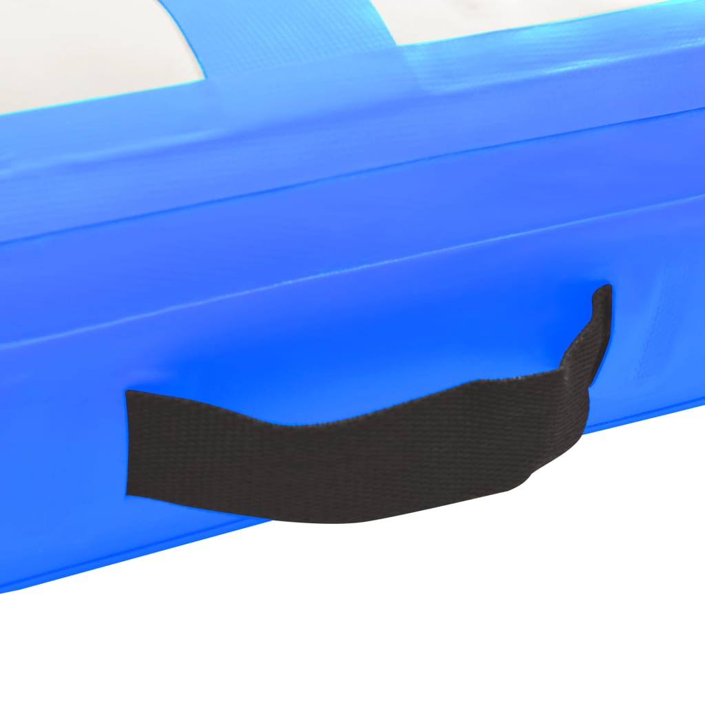 vidaXL Şişme Jimnastik Minderi ve Pompa Mavi 60x100x10 cm PVC