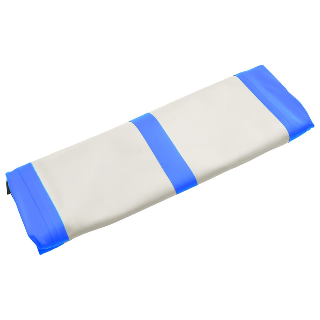 vidaXL Şişme Jimnastik Minderi ve Pompa Mavi 60x100x10 cm PVC