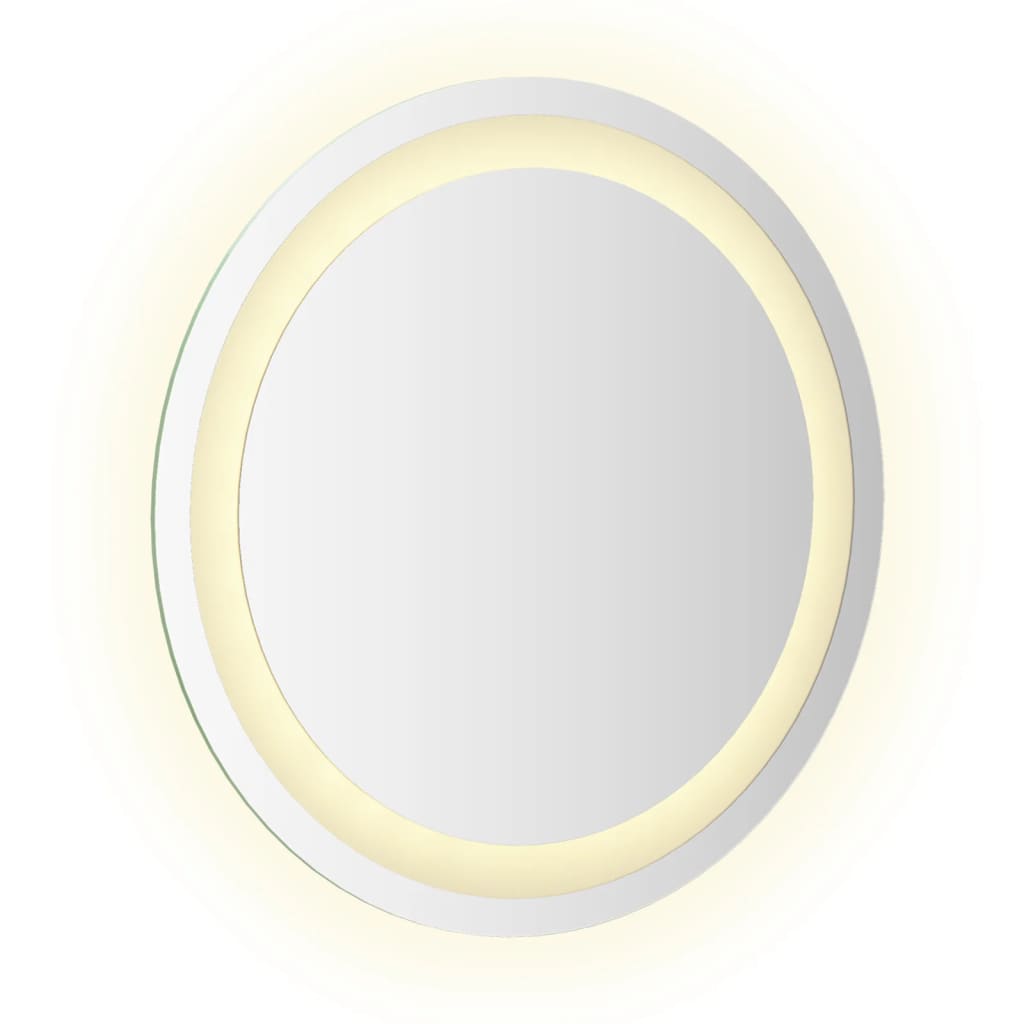 vidaXL LED'li Banyo Aynası 40 cm Yuvarlak