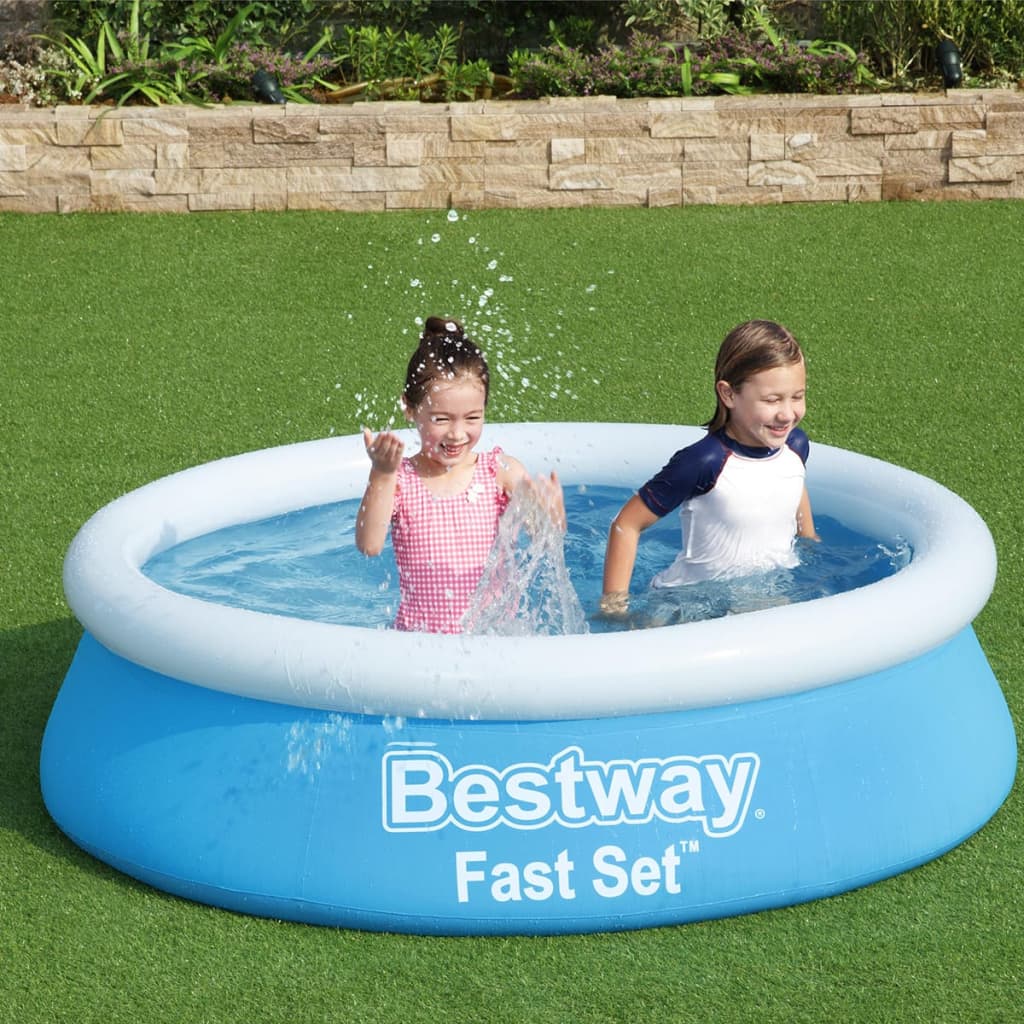 Bestway Fast Set Şişme Havuz Mavi 183x51 cm Yuvarlak