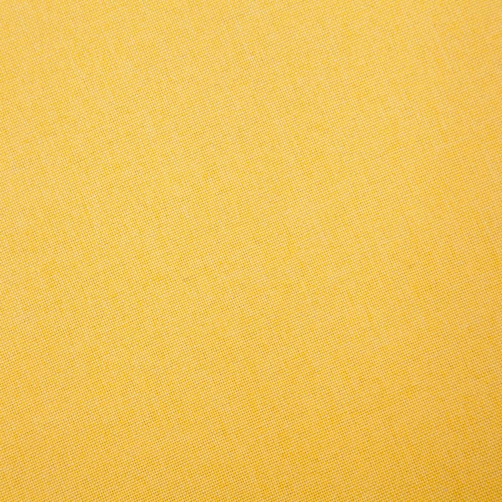 vidaXL 3 Kişilik Koltuk Sarı Kumaş
