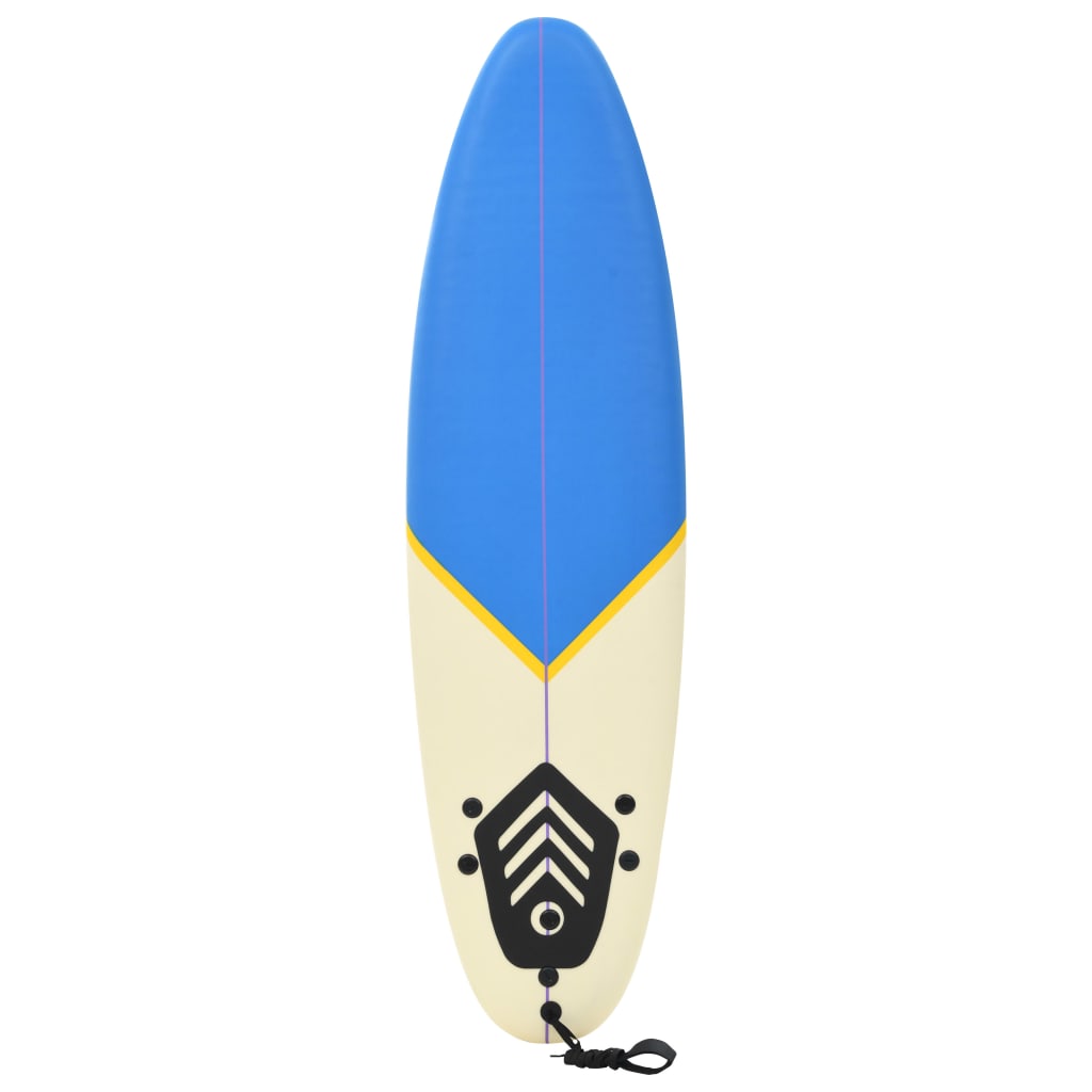 vidaXL Sörf Tahtası Mavi ve Krem Rengi 170 cm
