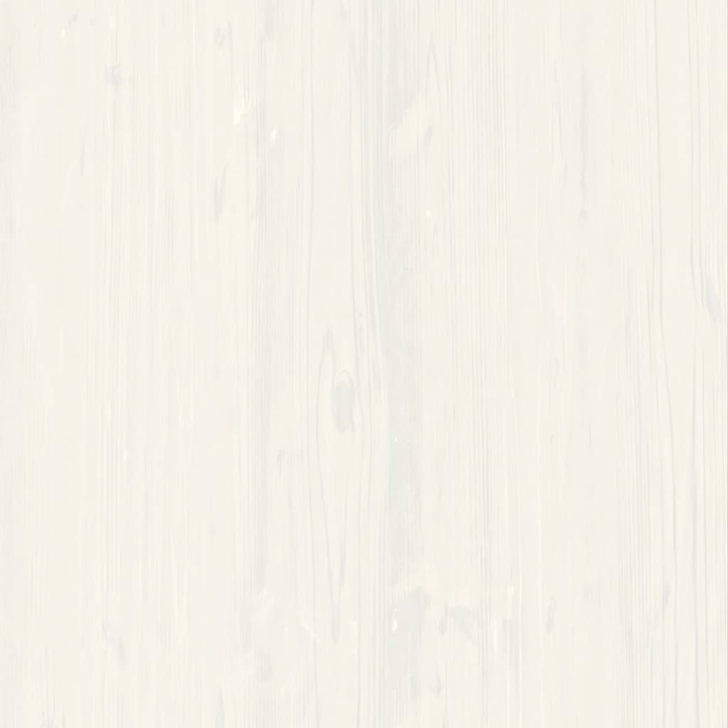 vidaXL Şifonyer "VIGO" Beyaz 80x40x76 cm Masif Çam Ağacı