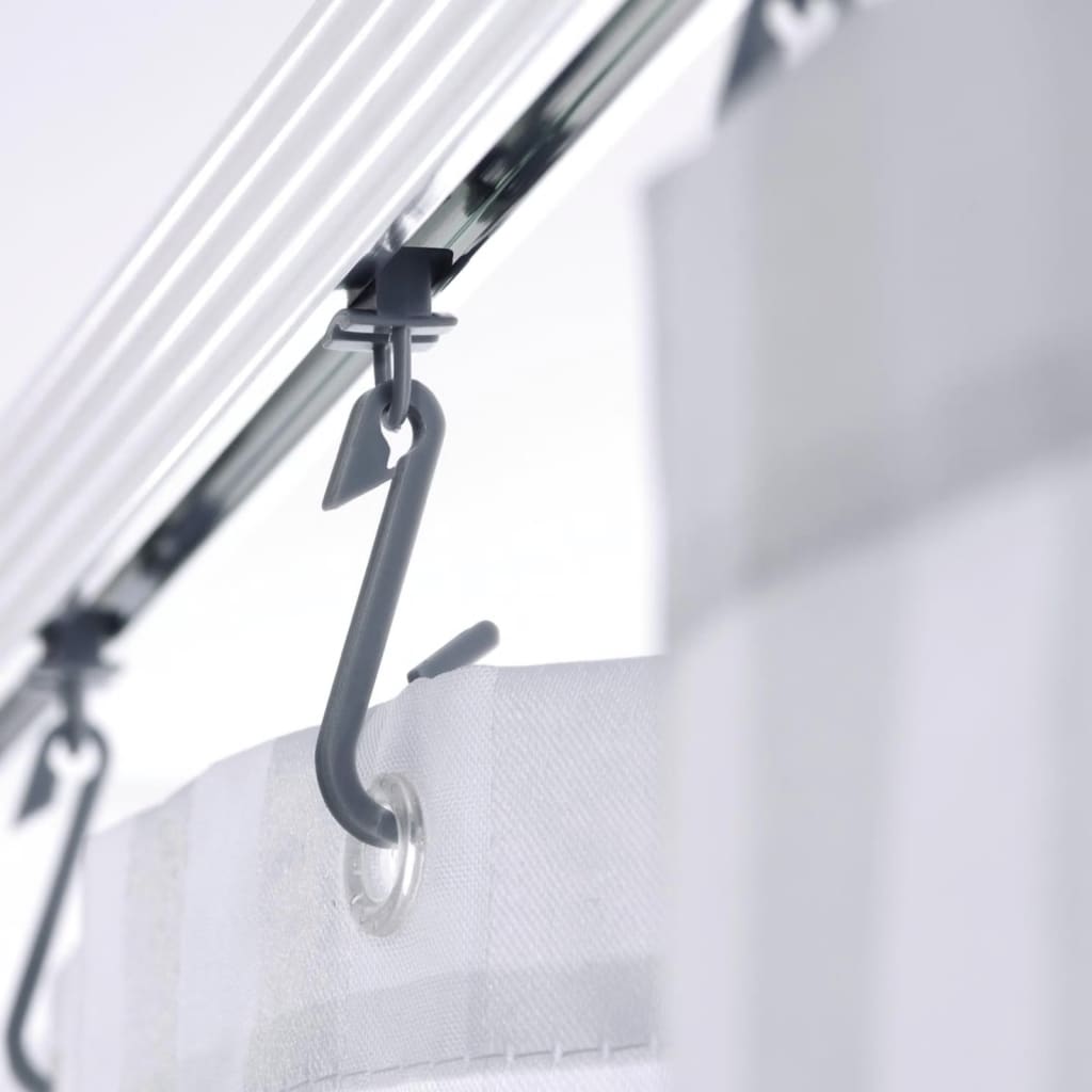 RIDDER Üniversal Köşeli Banyo Perde Borusu Beyaz 160x70 cm