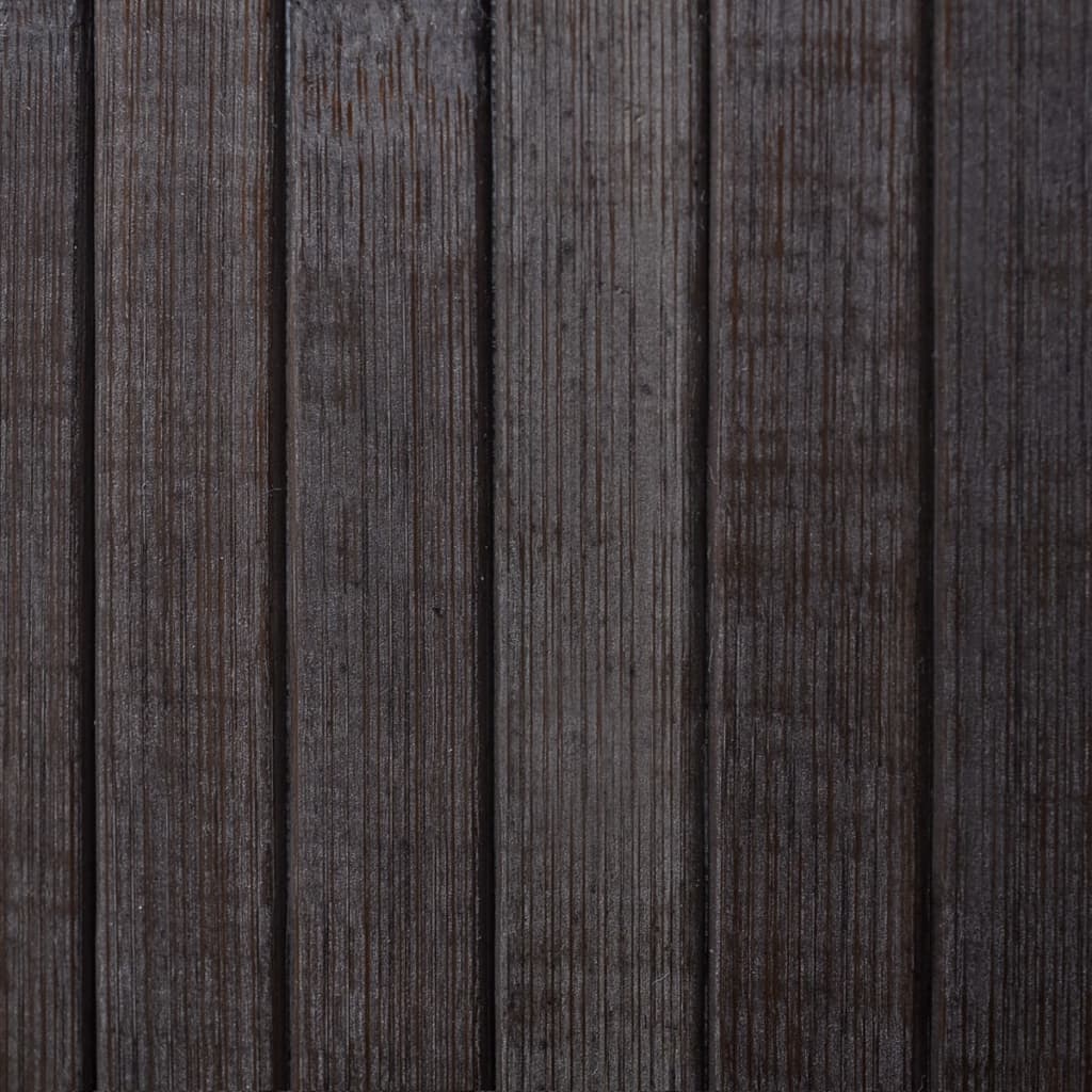 vidaXL Paravan Koyu Kahverengi 250x165 cm Bambu
