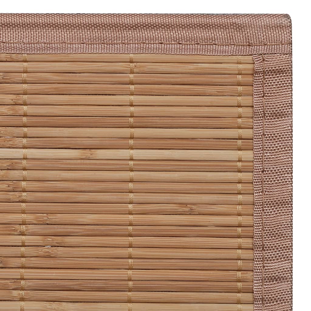 vidaXL Kilim Bambu 160x230 cm Kahverengi