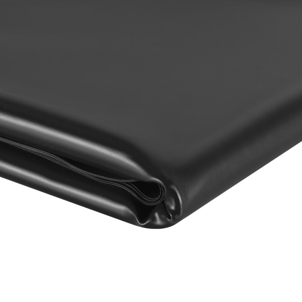 vidaXL Gölet Brandası Siyah 1x6 m PVC 0,5 mm